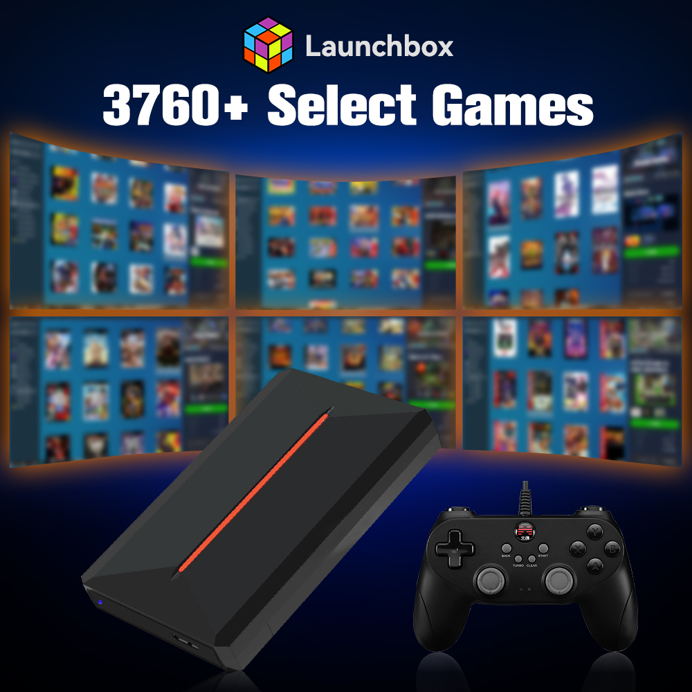 Retro Gaming Emulator Pc - Launchbox OS Ретро игровой HDD 3760
